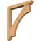 Ekena Millwork Westlake Slat Smooth Bracket w/ Offset Brace, Western Red Cedar, 5 1/2"W x 40"D x 44"H BKT0604X40X44WTL06SWR - alternate 1